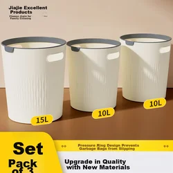 Kanta za otpatke, 10 L, 3 komada, Bež