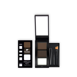 Kokie Cosmetics Brow Kit Set za definisanje obrva, 568 Dark Brunette