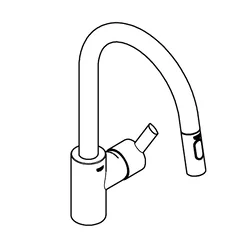 GROHE kuhinjska armatura QuickFix Feel OHM, 31486DC1