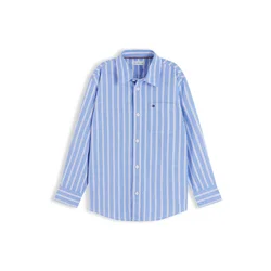 TOMMY HILFIGER Srajca svetlo modra / temno rdeča / bela