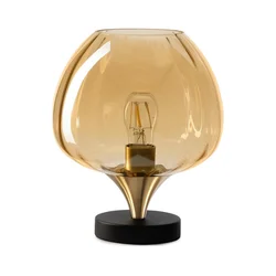 ONLI - Stona lampa ELIDE 1xE27/15W/230V crna/bakarna