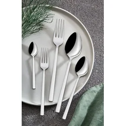 Hermia Set pribora za jelo, 30 komada, Srebrne boje
