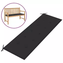 Jastuk za vrtnu klupu antracit 150 x 50 x 3 cm tkanina Oxford