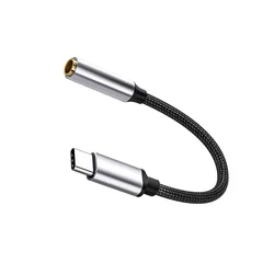 INF Adapter za slušalke 3,5 mm na Type-C z DAC digitalnim dekoderjem Silver, (5000291422)