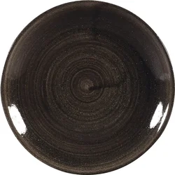 CHURCHILL Stonecast Iron Black plitev krožnik, krogla, premer: 165 mm (12 kos)