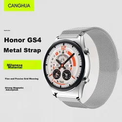 CangHua Zamenska narukvica za pametni sat za Honor Watch 4 Pro, Srebrna