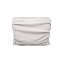 Pull&Bear Top svetlo siva
