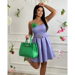 Squareonline Ženska haljina Lilac Sleek, Ljubičasta