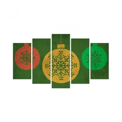 Wallxpert 5PMDFNOEL 9 Dekorativne slike