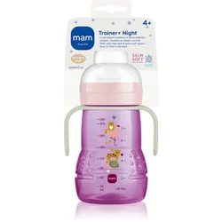 MAM Trainer Night steklenička Violet 4m+ 220 ml