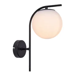 RABALUX Zidna lampa Ghita crna