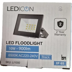 LEDICON LED REFLEKTOR 10W, 900lm, SMD, 6500K, IP65