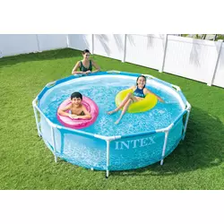 INTEX bazen sa metalnim okvirom i pumpom BEACHSIDE 3.05m x 76cm