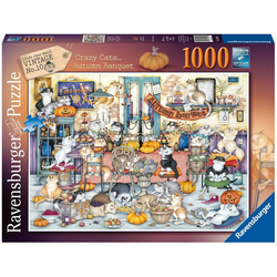 Ravensburger Slagalica Jesenja žurka mačaka, 1000 Delova