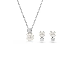 Ogrlica in uhani Swarovski MATRIX 5689624