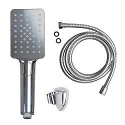 Set za tuš Cusco: ručica + crevo 1.5m + zidni držač hrom Ridder