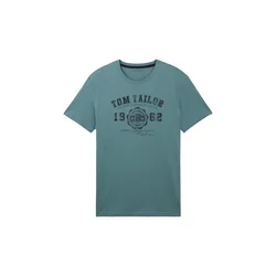 TOM TAILOR Majica temno zelena/črna