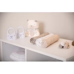 KikkaBoo Pelene od muslina set 3 pcs 100x100 Dots Beige (KKB12074)