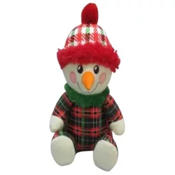 Sneženi mož plišasta figura - 22 cm