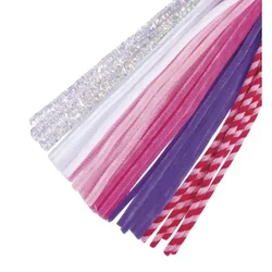Rayher. Kosmate žičke,mix pink, 0.9x30cm, set 30