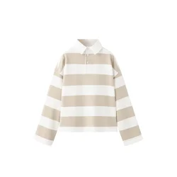 MANGO KIDS Majica bež/bela