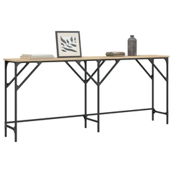 Konzolni stol boja hrasta sonome 180x29x75 cm konstruirano drvo