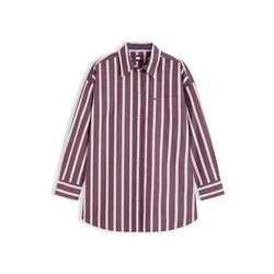 Tommy Jeans Srajca Essential DW0DW23340 Vijolična Oversize