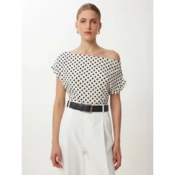 Happiness Istanbul Bluza off-bela