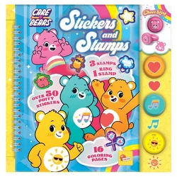 Lisciani Knjiga sa naljepnicama i pečatom Care Bears