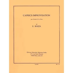 BOZZA:CAPRICE-IMPROVISATION CLARINETTE & PIANO