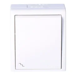 Stopniščno stikalo IP54 AQW6/11 Aquarius belo