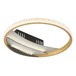 Globo 48493-12 - LED plafonsko svetlo CONSTANCE LED/12W/230V prečnika 29,5 cm zlatna