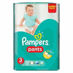 PAMPERS hlačne plenice za enkratno uporabo Jumbopack midi