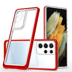 Hibridna futrola 3 u 1 za Samsung Galaxy S23 Ultra - Crvena KP24726