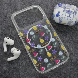Maskica za iPhone 17 Pro Max Mag Case Nanobit Print Sunny Paradise