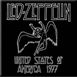 Led Zeppelin 1977 USA Tour Magnet