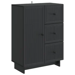 Kreveta s ladicama Crna 66 x 34,5 x 90 cm Konstruirano drvo