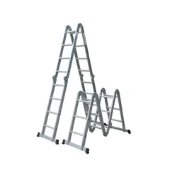 TMC Zglobne merdevine, Aluminijumske, 4x4, 4,6m