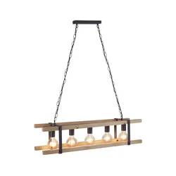 Leuchten Direkt 15685-79 - Luster na lancu EDITH 5xE27/60W/230V