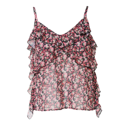 KOROSHI Bluza pitaja/malina/črna/bela