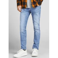 JACK & JONES Kavbojke Glenn moder denim