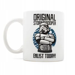 shumee Originalna skodelica Star Wars Stormtrooper, originalno darilo Enlist Today