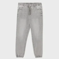 Cropp - Hlače jogger iz džinsa - light grey