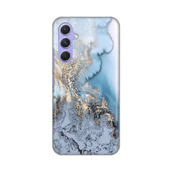 Silikonska maska za Samsung A546B Galaxy A54 5G Blue Gold Marble Print šarena