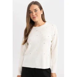 DEFACTO Regular Fit Crew Neck Sweater