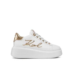 KARL LAGERFELD Ženske patike KL63510A-01G, Belo-zlatne