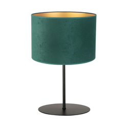 Duolla - Stona lampa ROLLER 1xE14/15W/230V, prečnik 20 cm, tamno zelena/zlatna