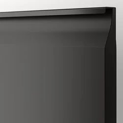 UPPLÖV Front fioke, matirano boja antracita, 80x20 cm