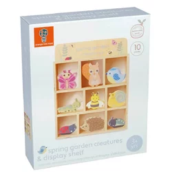 ORANGE TREE TOYS Drvena polica sa životinjama proleće