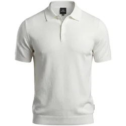 EAX KNIT POLO 8NZF5D ZM3JZ Bela